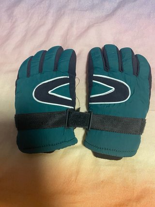 Guantes de Esquí Verdes niño 13-14 años