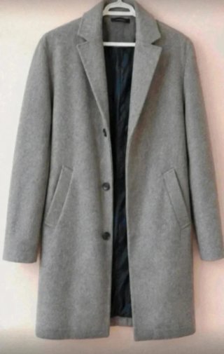 Abrigo de hombre gris