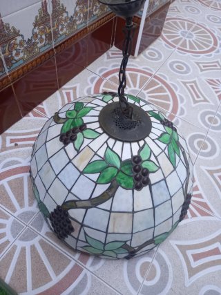 Lámpara Colgante Estilo Tiffany