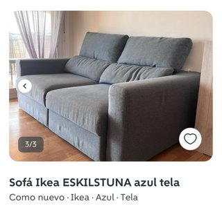 Divano Ikea Eskilstuna Blu