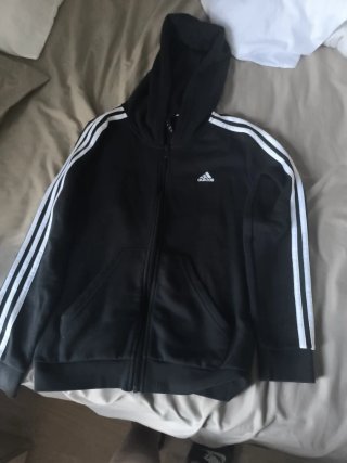 Sudadera Adidas con cremallera 11/12 años nueva