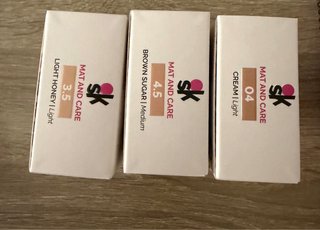3 Bases de Maquillaje Over Skin Mat and Care