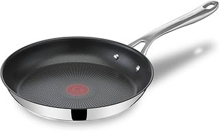 Tefal Jamie Oliver - Sartén 24 cm, Apto inducción, antiadherente, revestimiento titanio, Thermo-sign