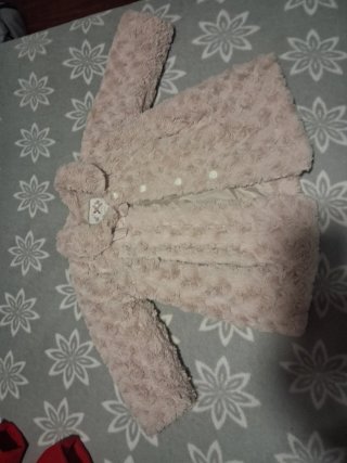 Abrigo de pelo sintético para bebé