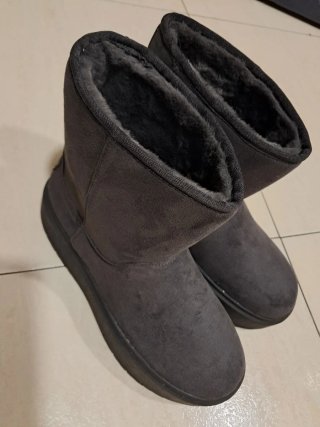 Botas de invierno grises