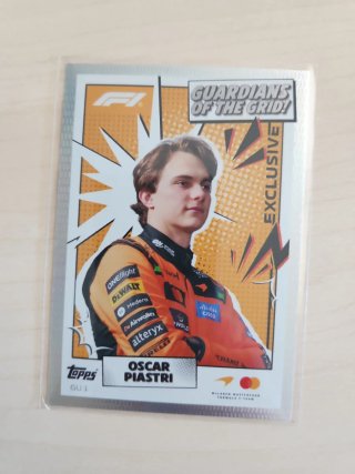 Carta F1 Turbo Attax Oscar Piastri