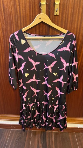 Vestido Estampado Aire Retro