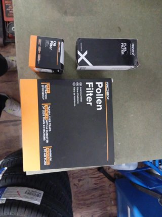 Kit de filtros RIDEX (Aceite, Combustible, Polen)