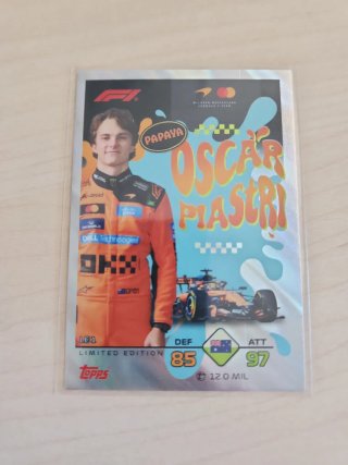Carta Turbo Attax F1 Oscar Piastri LE1