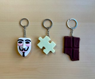 Pack 3 Llaveros Artesanales.