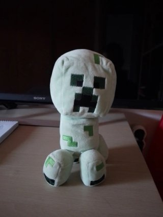 Peluche Creeper de Minecraft