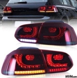 Pilotos traseros Full LED ahumados Volkswagen Golf