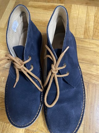 Botines de Ante Azul Talla 41