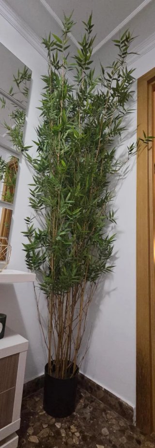 Planta Artificial de Bambú