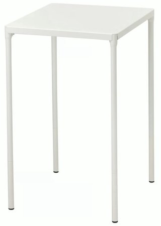 Mesa de exterior IKEA Fejan blanca