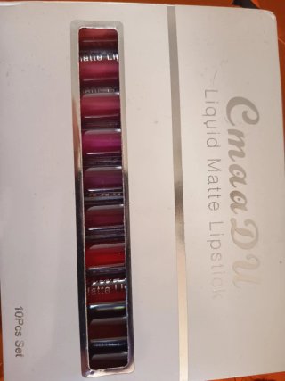 Pack 10 Pintalabios Líquidos Mate Cmaadu