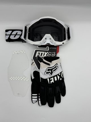 Gafas 100% y Guantes Fox Nuevos 43