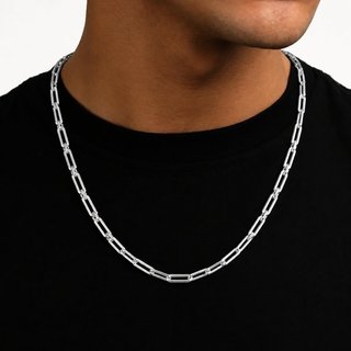 Cadena Hermx Plata 925 - 4mm