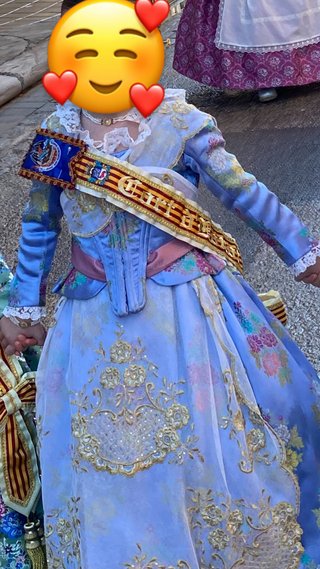 Traje de fallera para niña (4-5 años)