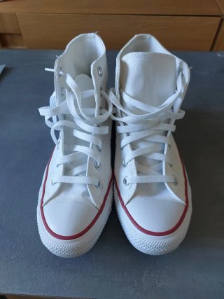 Zapatillas Altas Converse Blancas Talla 38