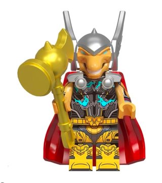Minifigura LEGO Marvel Bill rayos beta compatible