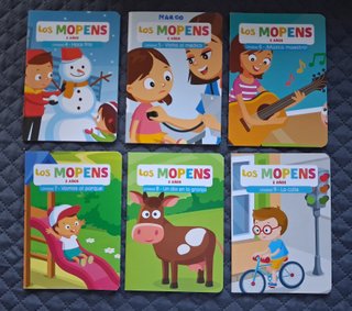 Lote libros Los Mopens - 2 años - guardería
