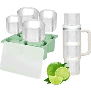 Molde Silicona Hielo Stanley 4 Cubitos con Tapa