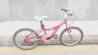 Bicicleta Infantil Rosa 18 Pulgadas