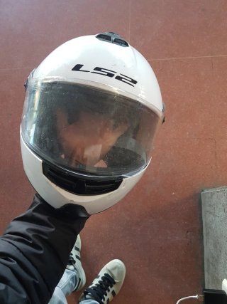 Casco Modular LS2 Strobe Blanco Talla L