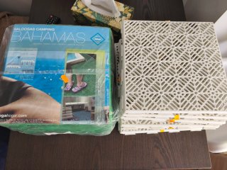 Baldosas Bahamas para Camping