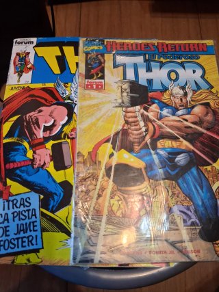 2 comics Thor el poderoso. Ambos por 3 euros