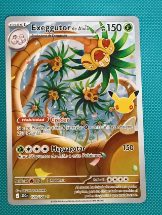 Carta Pokémon Exeggutor de Alola 129/128