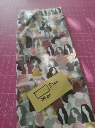 Retal de Tela de Algodón Estampado
