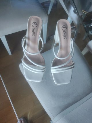 Zapatos de fiesta blancos talla 38