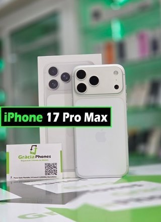 iPhone 17 Pro Max 256GB Plata