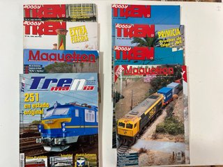 23 revistas de maquetismo ferroviario.