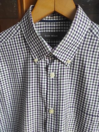 Camisa Easy Wear Cuadros Talla L