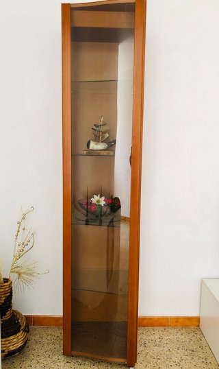 Vitrina de Madera y Cristal