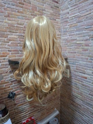 Peluca Rubia Super Larga preciosa