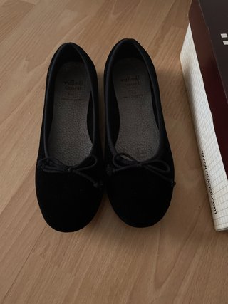 Bailarinas Vulladi de Terciopelo Negras