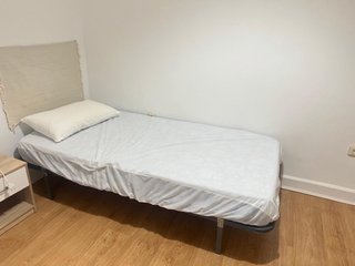 2 Cama individual con 2 canapé y colchón 90cm