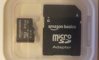 Tarjeta MicroSDXC 512GB Amazon Basics