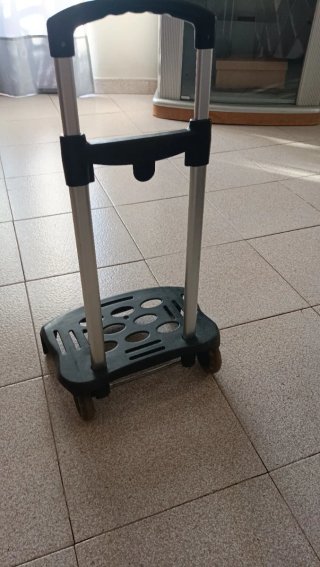 Carro Porta Mochila Plegable
