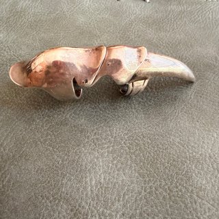 Anillo de armadura articulado de plata