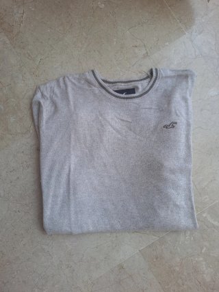 Jersey Fino Hollister Beige Talla XL