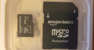 Tarjeta MicroSDXC 256GB Amazon Basics