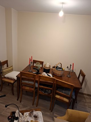 Mesa de Comedor Maciza y 6 Sillas