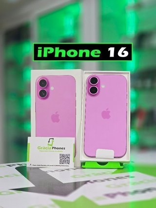 iPhone 16 128GB Rosa Seminuevo