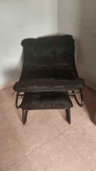 Sillón Balancín Negro