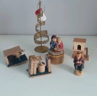 Set de Figuras y Decoración de Navidad